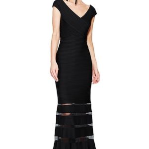 Tadashi Shoji Black AMATA Dress XS